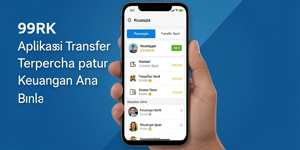 Tampilan aplikasi 99RK yang sederhana dan mudah digunakan.
