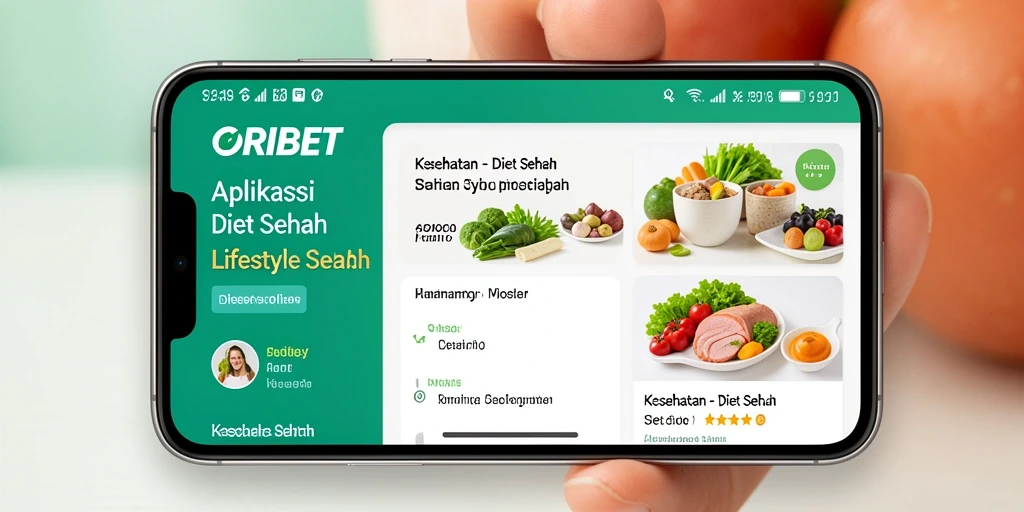 Antarmuka aplikasi ORIBET yang menarik dan mudah digunakan.