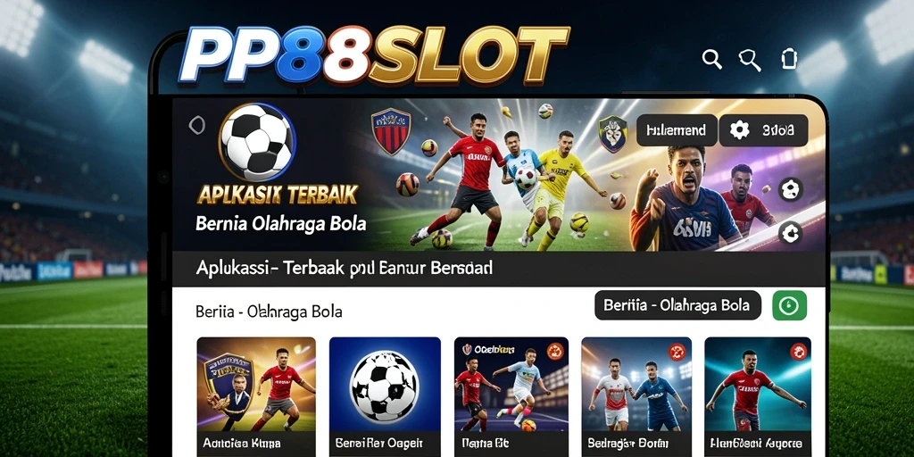 Tampilan antarmuka PP8SLOT yang intuitif untuk berita Olahraga Bola.